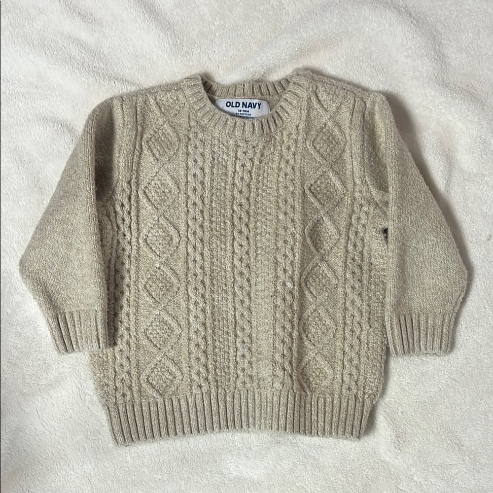 Old Navy Children’s Cream Sweater